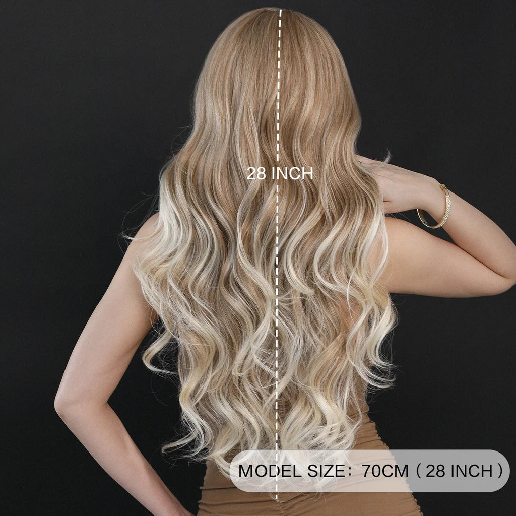 Peruca Segunda Pele Lace Front - textura ondulada