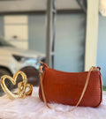 Bolsa de mão caramelo